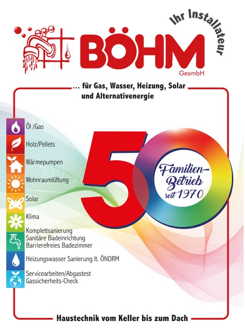 Wolfgang Böhm GesmbH - 50 Jahre